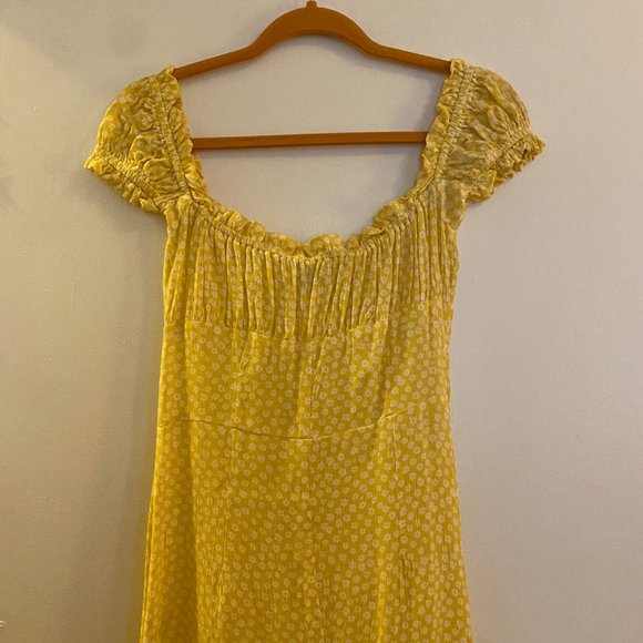 With Jean Yellow Daisy Isabelle Mini Dress - Picture 5 of 5